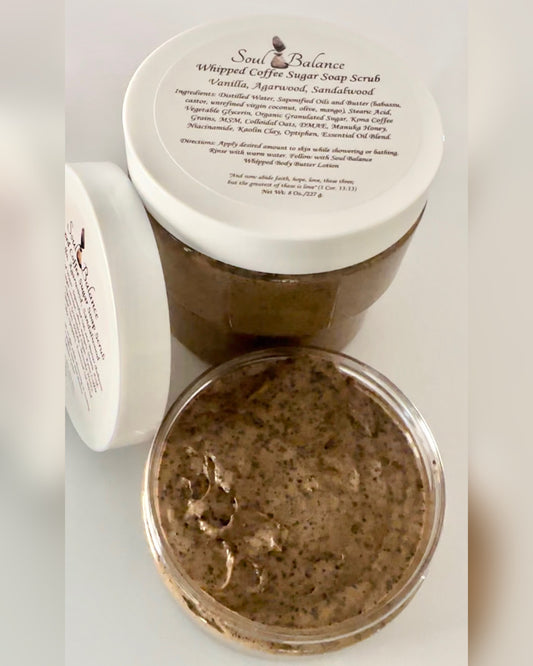 Soul Balance Whipped Sugar Coffee Soap Scrub