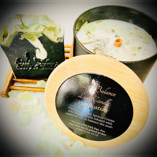 Soul Balance Purification Soap & Candle Bundle